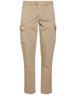 Tramarossa Khaki Trousers Cotton, Polyester, Elastane - Natural