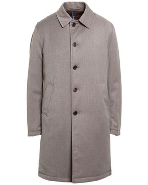 Lardini Coat Polyester, Viscose, Elastane - Gray