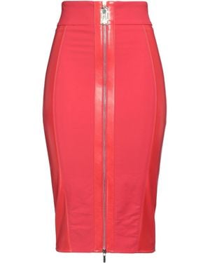 Elisabetta Franchi Midi Skirt - Red