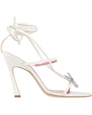 Blumarine Sandals Leather - White