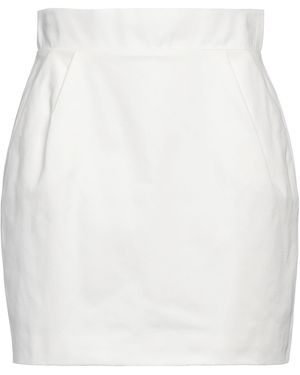 Alexandre Vauthier Mini Skirt Cotton - White