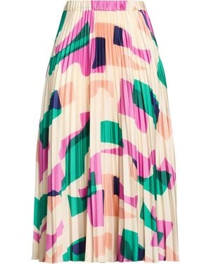 Ba&sh Cream Midi Skirt Polyester - White