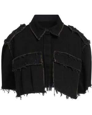 Heron Preston Denim Shirt Cotton - Black