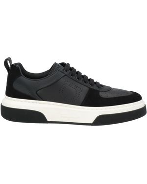 Ferragamo Ferragamo Cassina Low-Top Gancini Trainers - Black