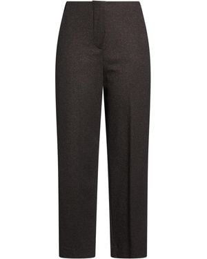 Max Mara Dark Pants Viscose, Polyester, Elastane - Gray
