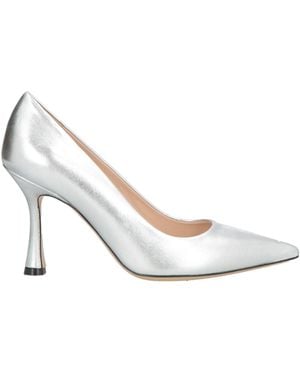 P.A.R.O.S.H. Pumps Sheepskin - White