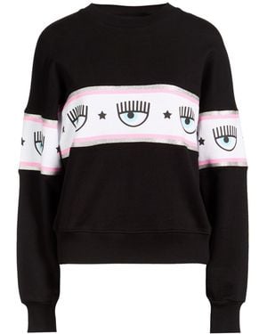 Chiara Ferragni Sweatshirt Cotton - Black