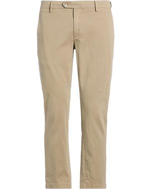 BE ABLE Khaki Trousers Cotton, Elastane - Natural
