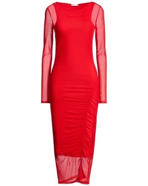 Patrizia Pepe Midi Dress - Red