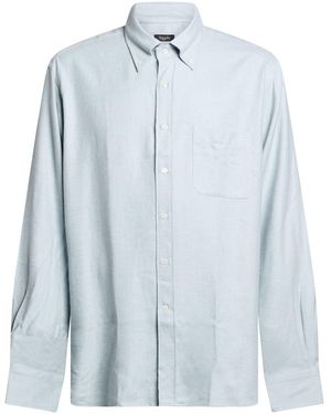 Bagutta Sky Shirt Cotton - Blue