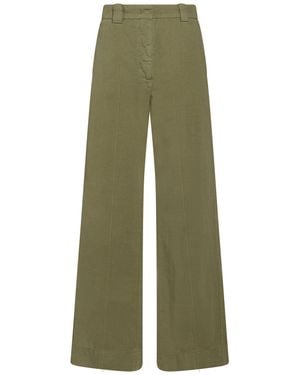 Slowear Pants Cotton, Linen - Green