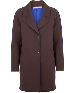 La Fille Des Fleurs Overcoat & Trench Coat Polyamide, Elastane - Brown