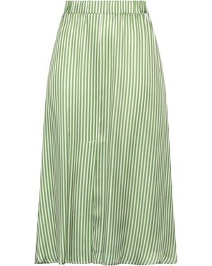 Shirtaporter Midi Skirt Viscose, Silk - Green