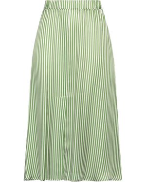 Shirtaporter Midi Skirt Viscose, Silk - Green