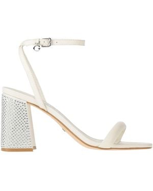 Guess Ivory Sandals Leather - White