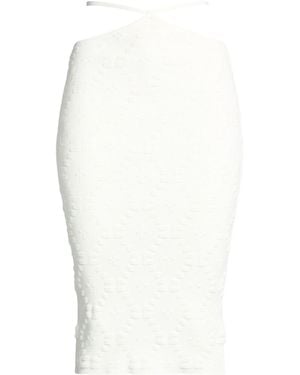 Elisabetta Franchi Midi Skirts - White