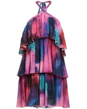 L'idée Fuchsia Mini Dress Polyester - White