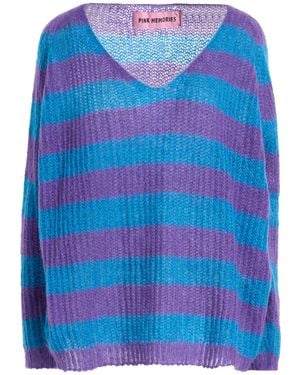 Pink Memories Jumper - Blue