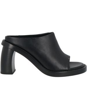 Ann Demeulemeester Sandals Leather - Black