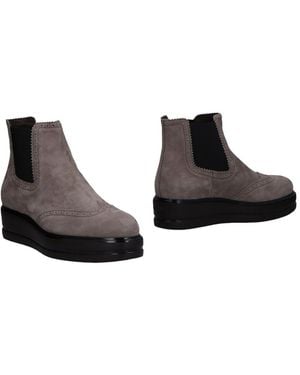 Hogan Ankle Boots Soft Leather - Gray