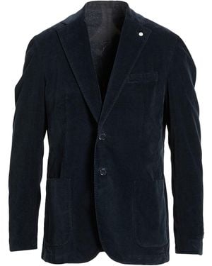 L.B.M. 1911 Blazer Cotton, Elastane - Blue