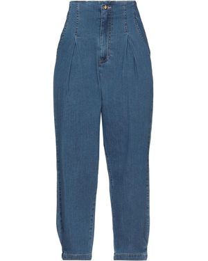 White Wise Jeans - Blue