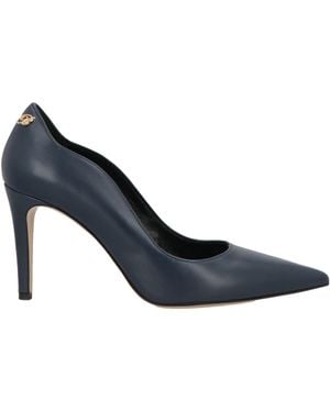 Blumarine Midnight Pumps Leather - Blue