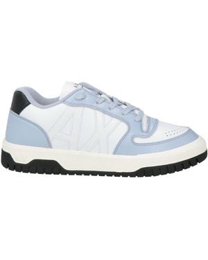 ARMANI EXCHANGE Light Sneakers Synthetic Material, Textile Fibers - White