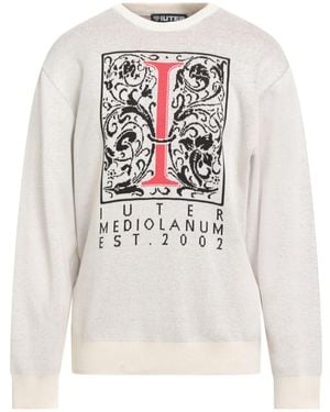 Iuter Sweater Acrylic, Cotton - White