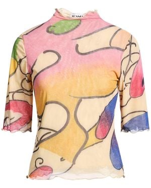 Sunnei T-Shirt Polyamide, Elastane - Pink