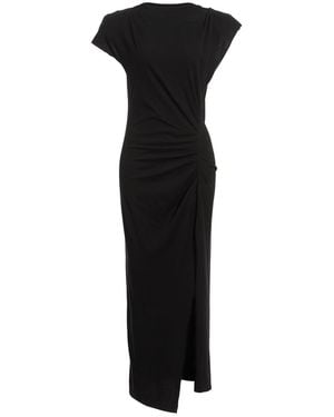 Isabel Marant Midi-Kleid - Schwarz