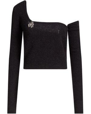 Blumarine Top Alpaca Wool, Polyamide, Virgin Wool, Elastane - Black