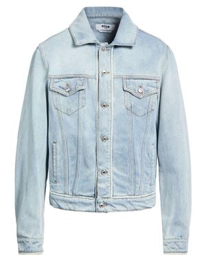 MSGM Denim Outerwear - Blue