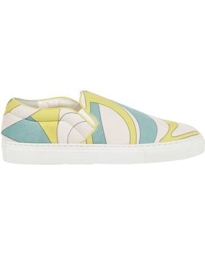 PUCCI Lime Sneakers Textile Fibers - Green