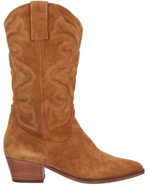 The Seller Camel Ankle Boots Leather - Brown