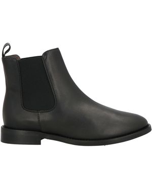 Status Ankle Boots Leather - Black