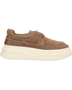 Ash Loafers Calfskin, Textile Fibers - Brown