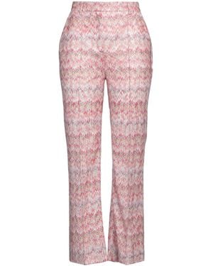 Missoni Trousers Viscose, Metallic Fibre, Polyamide - Pink