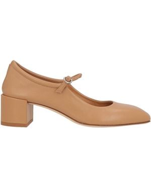 Aeyde Camel Pumps Leather - Natural