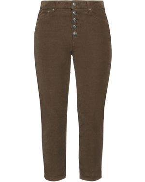 Dondup Pants Cotton, Lyocell, Elastane - Brown