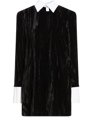 Haveone Mini Dress Polyester, Cotton, Polyamide, Elastane - Black