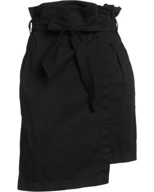 ViCOLO Denim Couture Midi Skirt Cotton, Elastane - Black