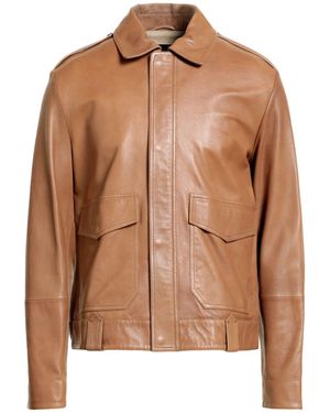 Giorgio Brato Jacket Leather - Brown