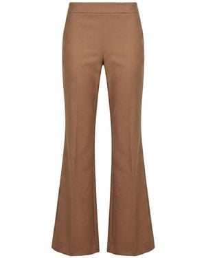 Kocca Camel Pants Polyester, Viscose, Elastane - Brown