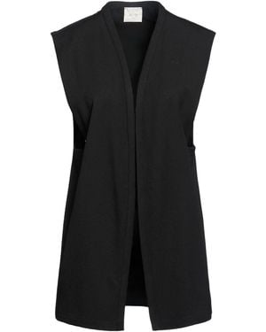 Alysi Crème Cardigan Virgin Wool - Black