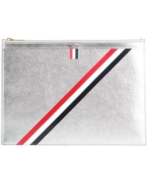 Thom Browne Handbag Calfskin - White