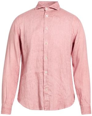 Eleventy Shirt Linen - Pink