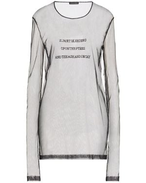 Ann Demeulemeester Camiseta - Gris