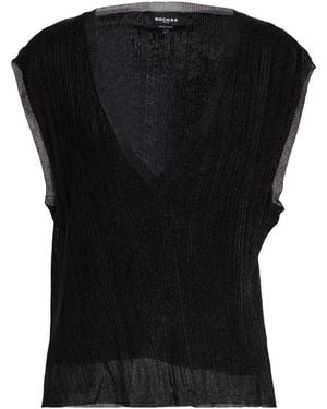 Rochas Sweater Viscose, Metallic Fiber - Black