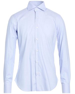 Barba Napoli Journey Sky Shirt Cotton - Blue